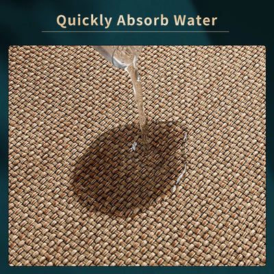 Waterproof Non-Slip Cotton Linen Kitchen Rug